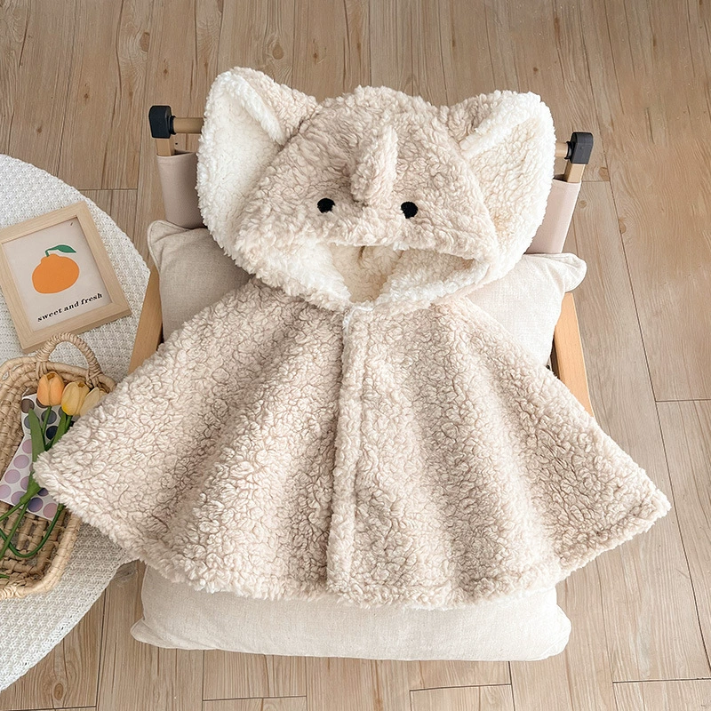 Супер милая детская осенняя и зимняя одежда накидка выходит на ветрозащитный поздняя осень