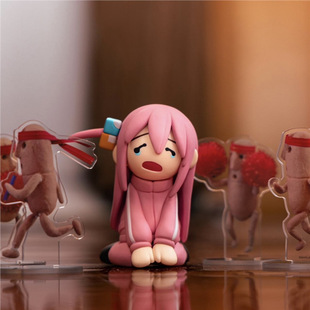 Pochi Sauce Hau Teng Yuri Hand-made Doll Clay Man Ornaments Lonely Rock Surrounding Society Fear Doll Animation Model