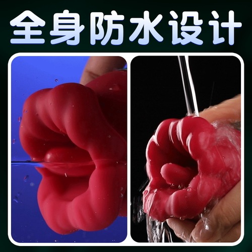 Women's Vibrating Wand, Fully Automatic Telescoping Dildo with Tongue-Licking Feature, Large-Opening Adult Sex Toy, Quiet Female Masturbation Device