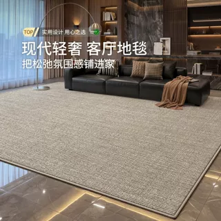 地毯客厅意式轻奢卧室沙发茶几免洗可擦防水防污大面积全铺地毯