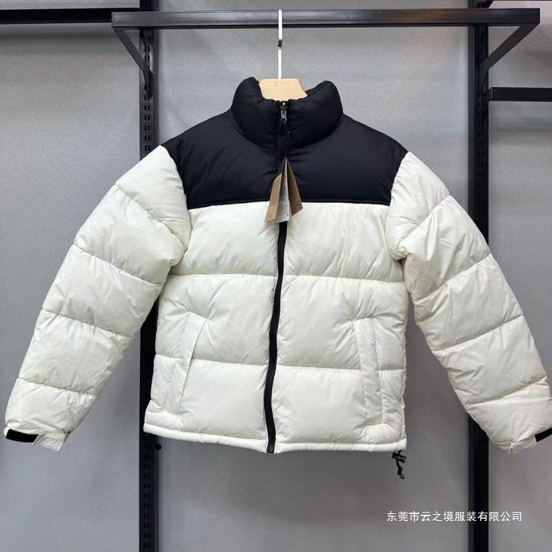 跨境定标志美式经典轻奢设计1996刺绣男士夹克潮流北北羽绒服外套