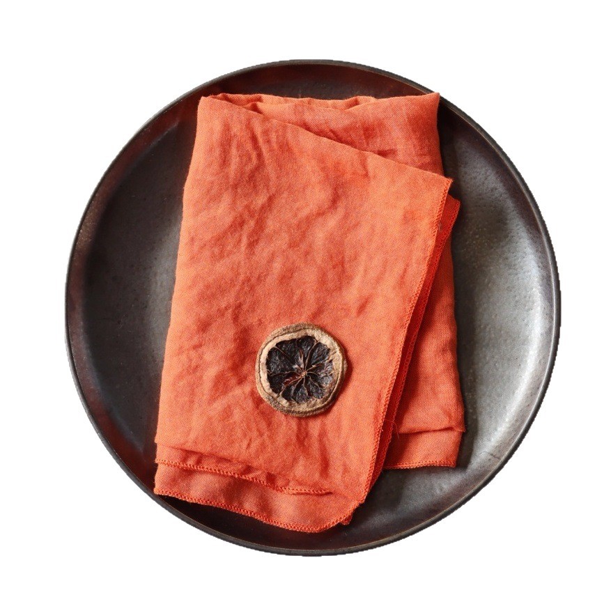 Servilletas transfronterizas, crepé, hilo de Bali, mantel de poliéster, restaurante occidental, hotel de bodas, decoración de telas, fábrica de telas de boca arrugadas