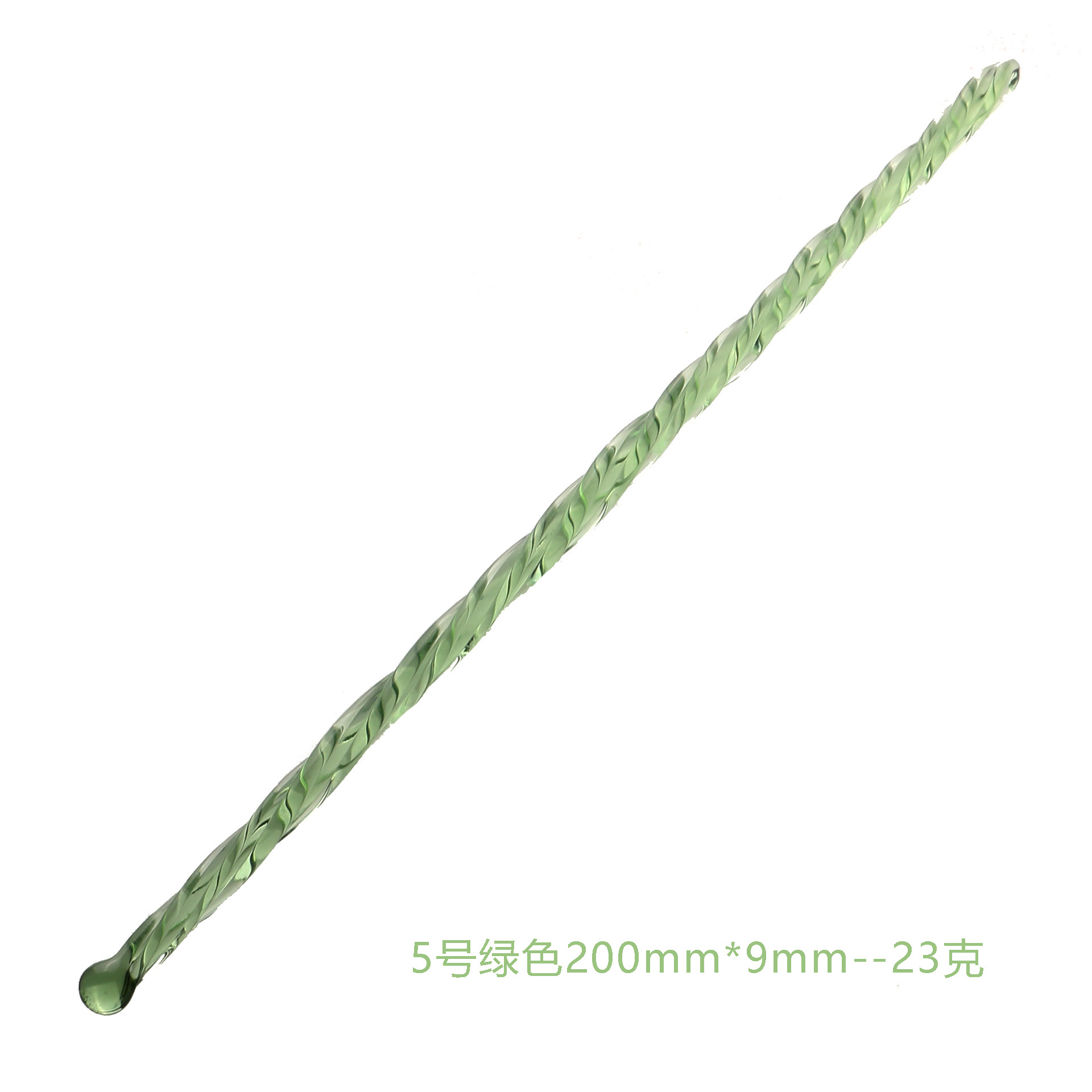 Threaded Crystal Glass Urethral Plug Rod, 200mm Horse-Eye Sound for Penile Stimulation — detail image 9