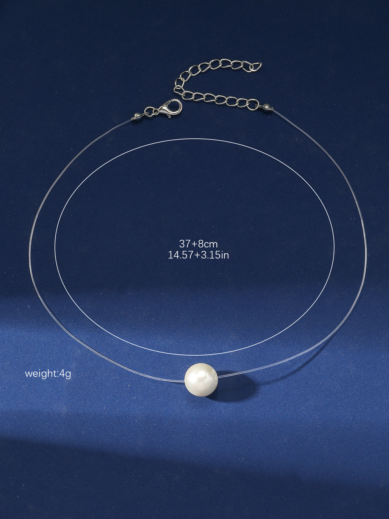 Holiday, Daily Occasion Simple Style Solid Color Artificial Pearl Resin Women's Necklace