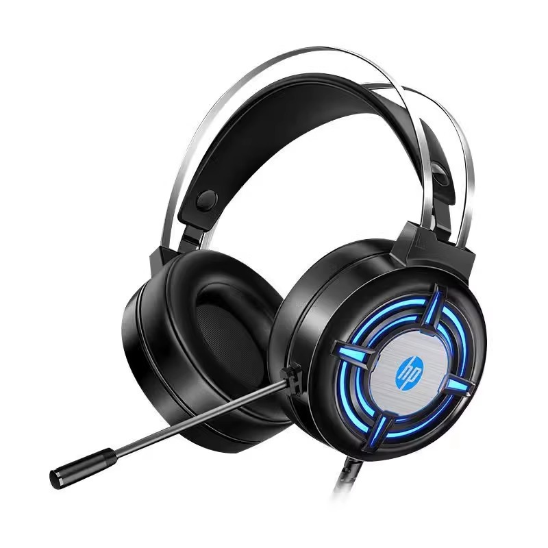 新品 H120 ヘッドセット型コンピューターヘッドホン、有線、マイク付き、USB接続、デスクトップゲーミング用