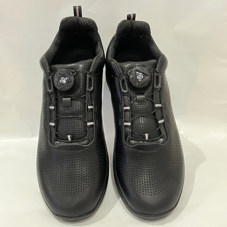 New Style Fire Rescue Shoes, Black Automatic Buckle Spring and Summer Sports Shoes, Hollow Mesh Breathable Casual Leather Shoes New Style Fire Rescue Shoes, Black Automatic Buckle Spring and Summer Sports Shoes, Hollow Mesh Breathable Casual Leather Shoes