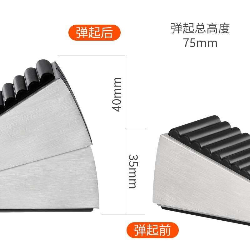 弹簧门塞可调门档门阻防撞顶门器防风消防门加高固定挡门器门楔子|undefined
