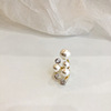 One size ring from pearl, beads, jewelry, internet celebrity