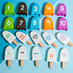 Digital popsicle digital color game children parent-child interaction children Enlightenment cognitive educational toys desktop early education
