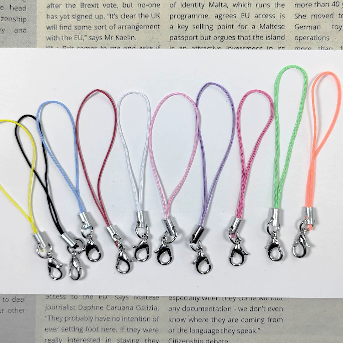 DIY ювелирные аксессуары Омары пряжка для мобильного телефона веревка цветной шнур ручной шнур