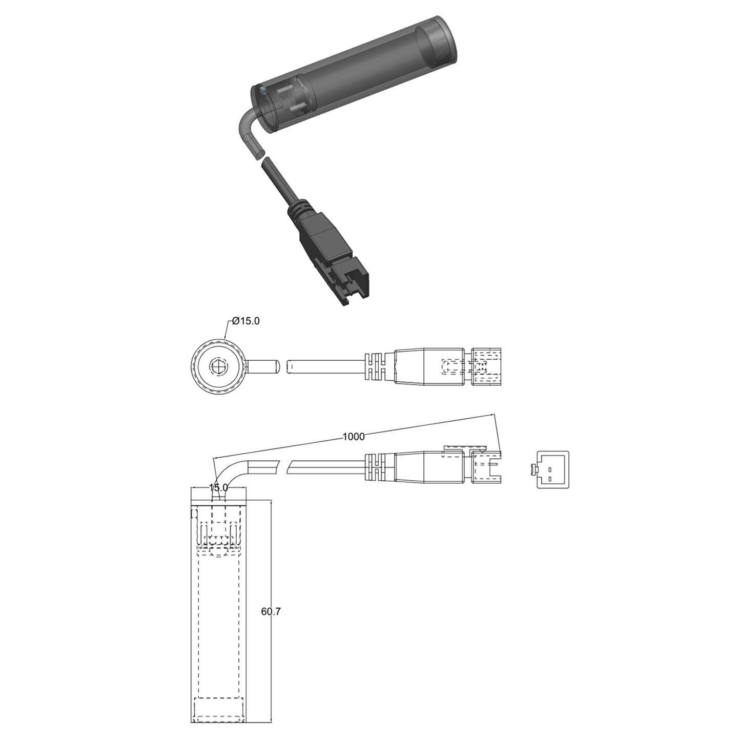 FH-PLP6023机器视觉平行光源点光工业LED高均匀光斑高亮补光检测