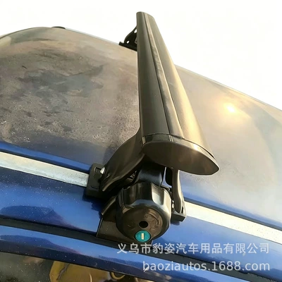Aluminum Alloy Roof Crossbar Non-destructive | Roof rack - one-black-tiger-claw-crossbar-10-nut-version-120cm