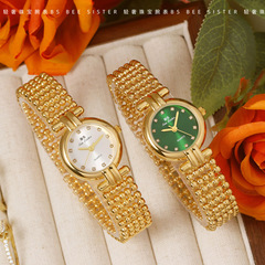 BS新款熱銷手錶廠家直銷外貿輕奢小眾小金表女綠表中古FA1735