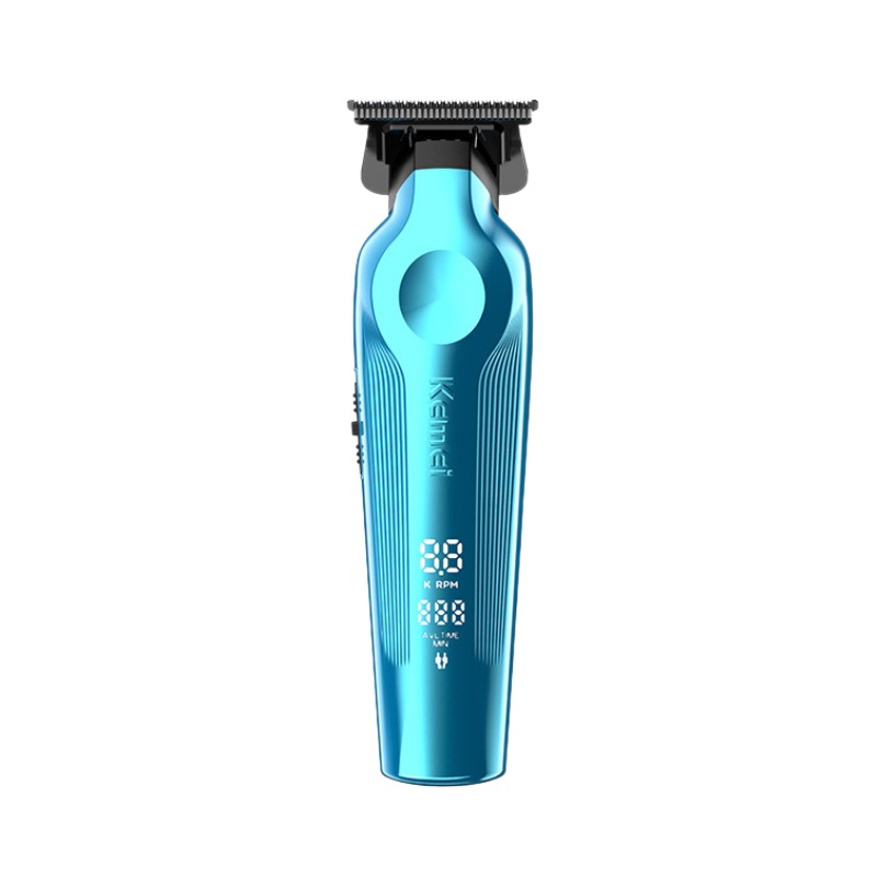Kemei/KEMEI nuevo corte de pelo de pantalla digital de alta definición para peluquería, traje de corte de pelo para afeitar, corte de pelo, corte de corte eléctrico de grabado de potencia fuerte