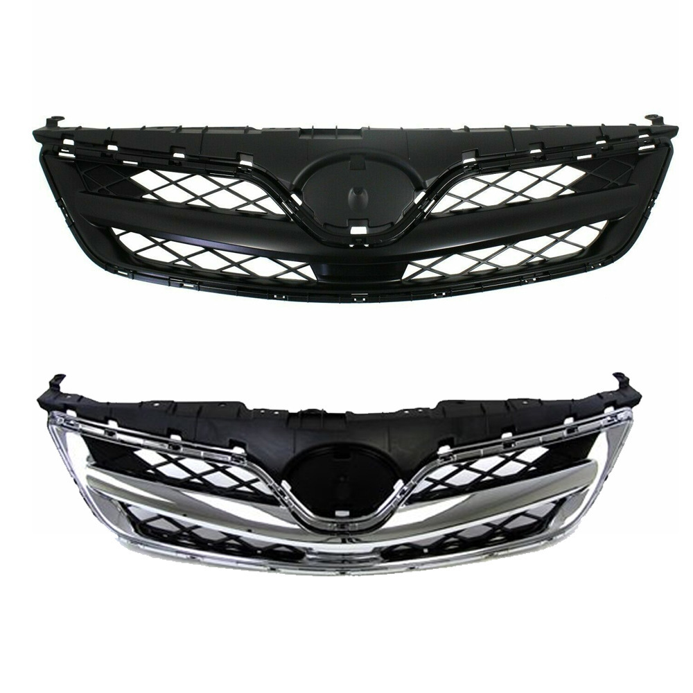 Aplicable a Toyota 11 / 12 / 13 Corolla red media delantera modificada parrilla de admisión deportiva galvanizada samurai negro asado
