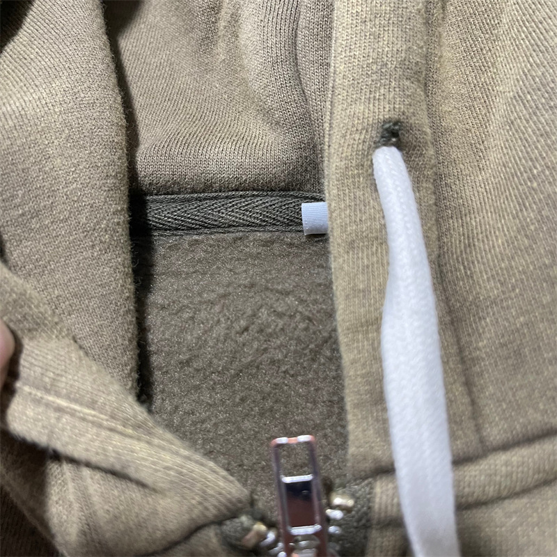 (2개) 공장 맞춤형 튀긴 눈송이 양털 조끼 대외 무역 국경 절임 자수 세트 블루 그레인 염색 캐주얼 스포츠웨어