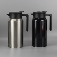 批发304不锈钢极简家居壶咖啡壶茶瓶暖水热水瓶1200ml迎宾壶伯热