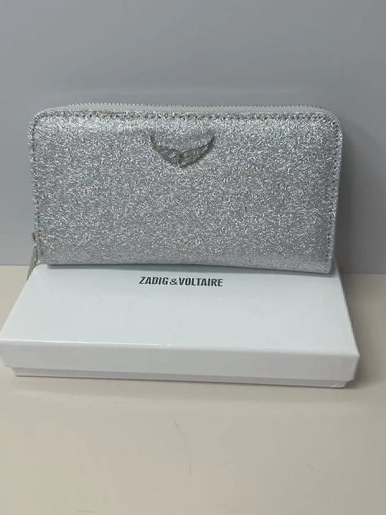 Women bag Zadig & Voltaire nueva billetera de lujo ligera de moda atmósfera de alta gama casual todo-fósforo