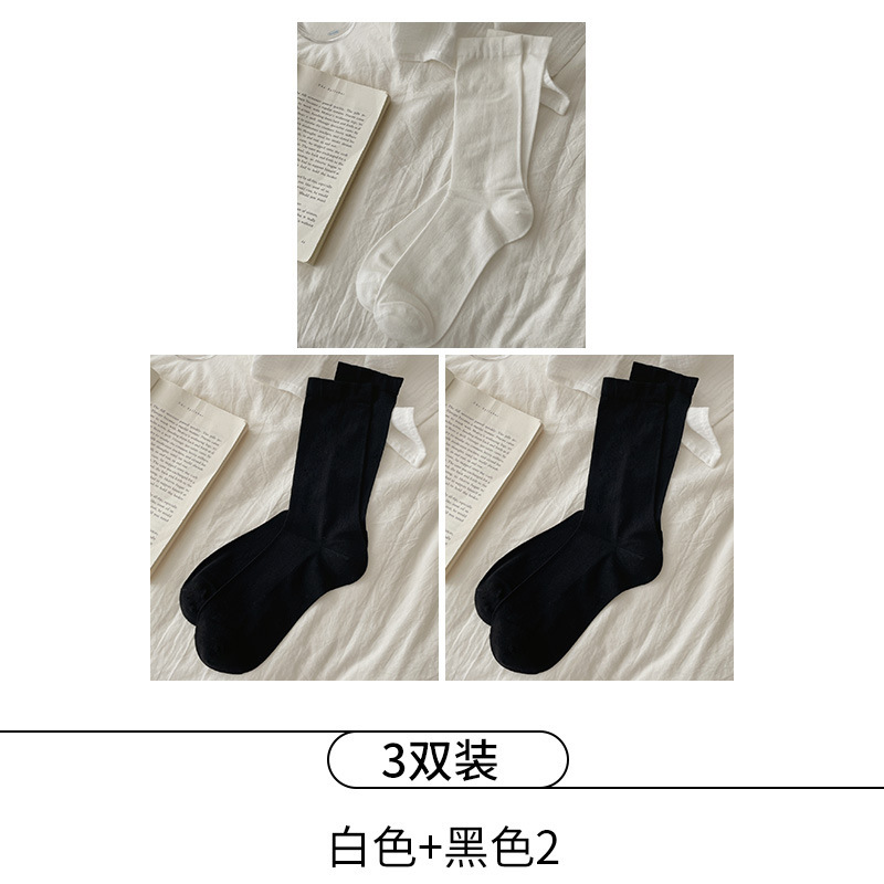 夏用女性用ソックス、極薄マルベリーシルクソックス、涼しく通気性のあるバレエスタイルの無地ボンレスミッドチューブソックス|undefined
