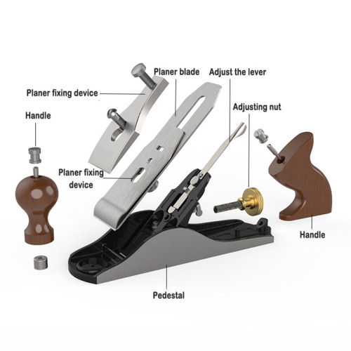 European planer woodworking decoration planer hand push tool carpenter small planer woodworking planer hand planer woodworking tool