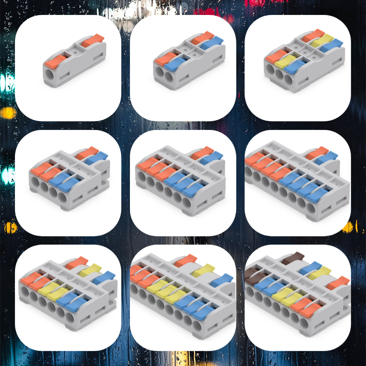 PCT接线端子电线电缆连接器室内外快速操作接头跨境热销新款CECQC