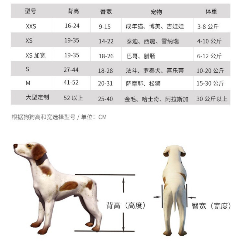 Silla de ruedas para perros silla de ruedas para mascotas para perros con discapacidad entrenamiento de silla de ruedas para rehabilitación patineta Teddy perros de cuatro ruedas