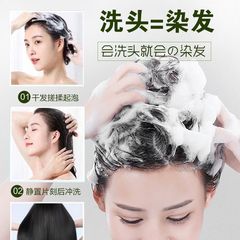 Qiweitang lazy bubble dye does not hurt the hair and does not stick to the scalp natural black color plant hair dye dye cream wholesale
