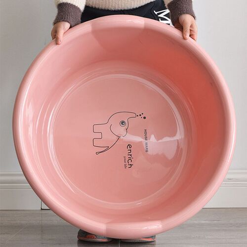 Bath basin baby thickening extra large plastic basin washing clothes large wash basin deepening household foot basin