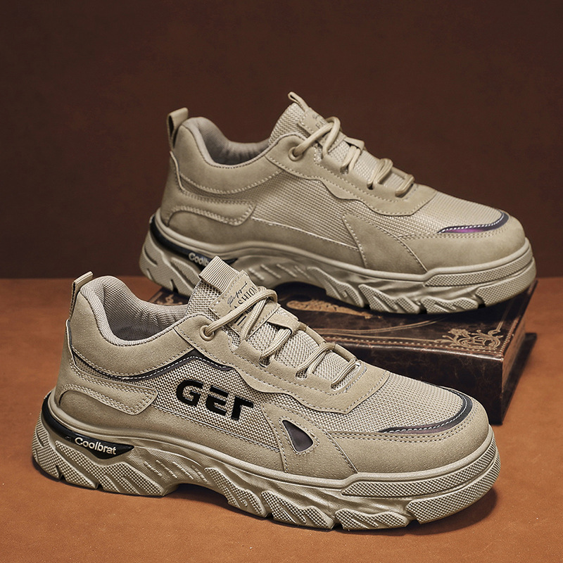 2024 otoño y invierno nuevo skate hombre botas Martin retro moda británica zapatos de tela de moda guapo zapatos de trabajo casuales para hombres