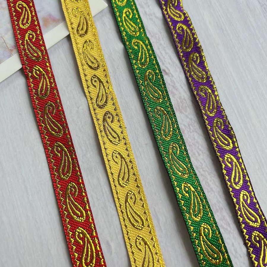 提花织带民族风花边腰果图案家居服装辅料 SH-0051