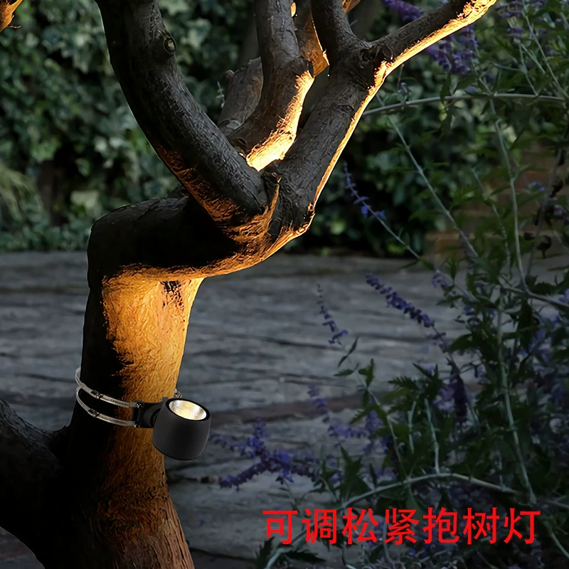 Прожектор для обнимания дерева, уличный водонепроницаемый светодиодный прожектор для дерева, ландшафтный прожектор, садовый светильник, светильник для двора, дверной настенный прожектор