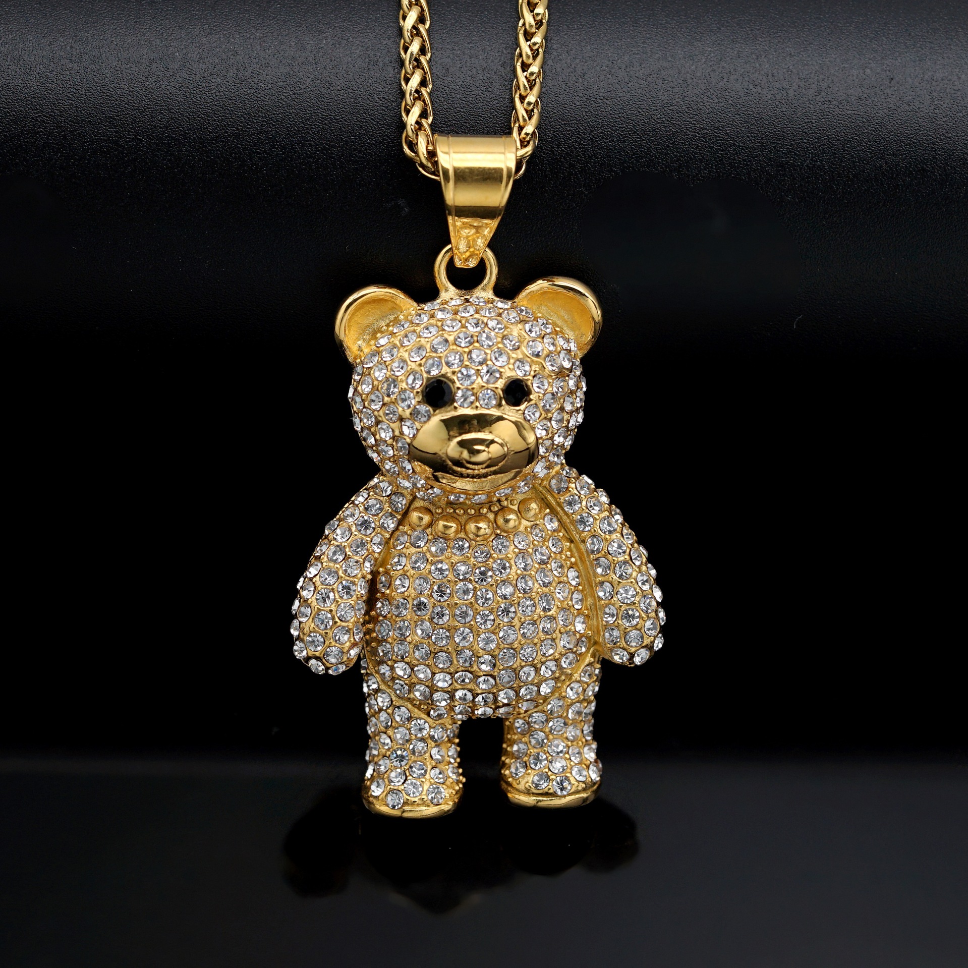 Pendant Jewelry Making Type 1 Piece 316 Stainless Steel  Bear Pendant