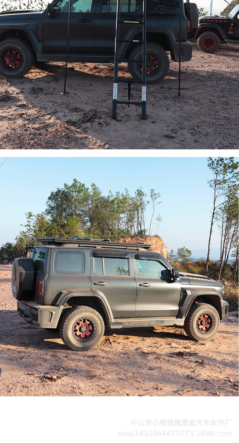 Tank 300Bj 60% off Double-Layer Roof Platform Luggage Rack for Outdoor Camping with One-Touch Opening