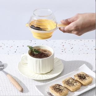 Filter Flour Sieve Kitchen Baking Sugar Powder Sieve Household Cocoa Powder Fine Filter with Scale