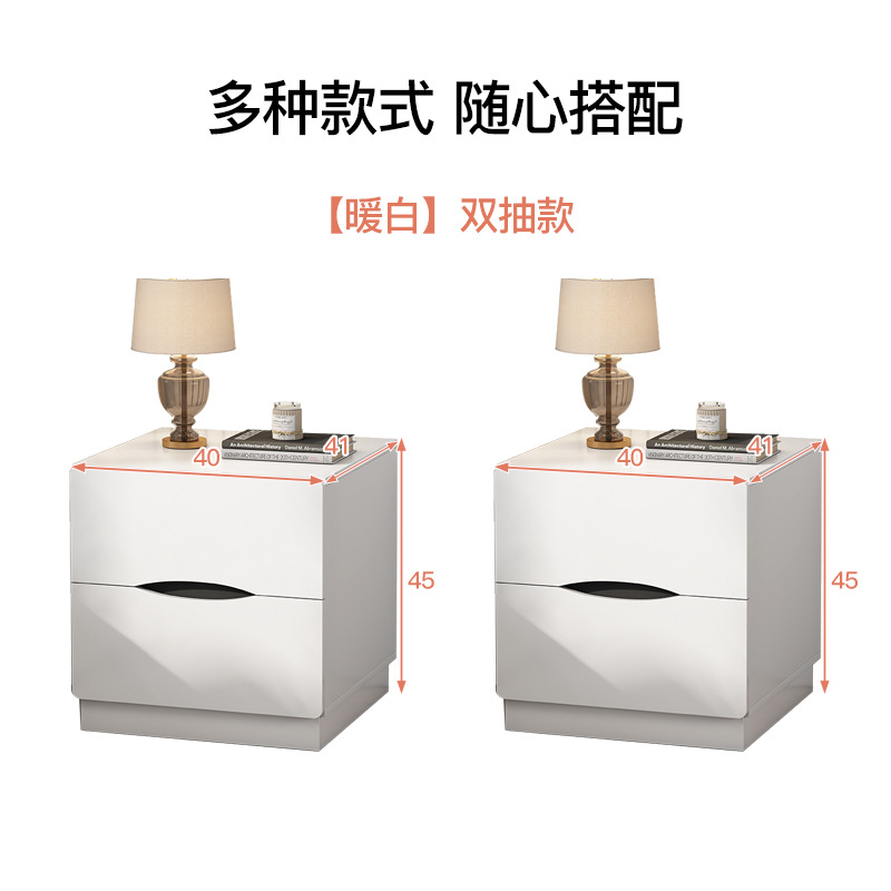 Gabinete de cabecera doméstico almacenar armario de almacenamiento armario de piso estante simple de almacenamiento estante de cabecera de cama dormitorio