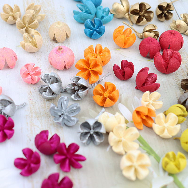 Preserved flowers, dried fruits, pistachios, cross fruits, dried flowers, handmade diy wreaths, flower boxes, fruit materials and materials