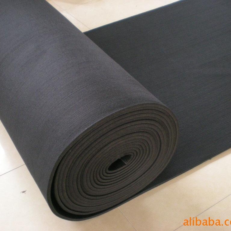 玻璃平台专用毛毡切割台黑色纤维毡毛毡防护垫4mm厚 Y