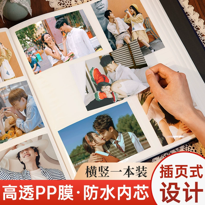 Просторный фотоальбом, фотографии, система хранения, 5 дюймов, 6 дюймов