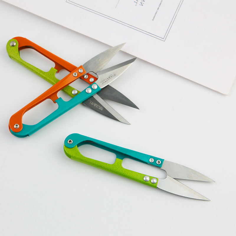 双色剪刀三色供选缝纫纱剪 小剪刀剪线头鱼线剪居家剪刀批发
