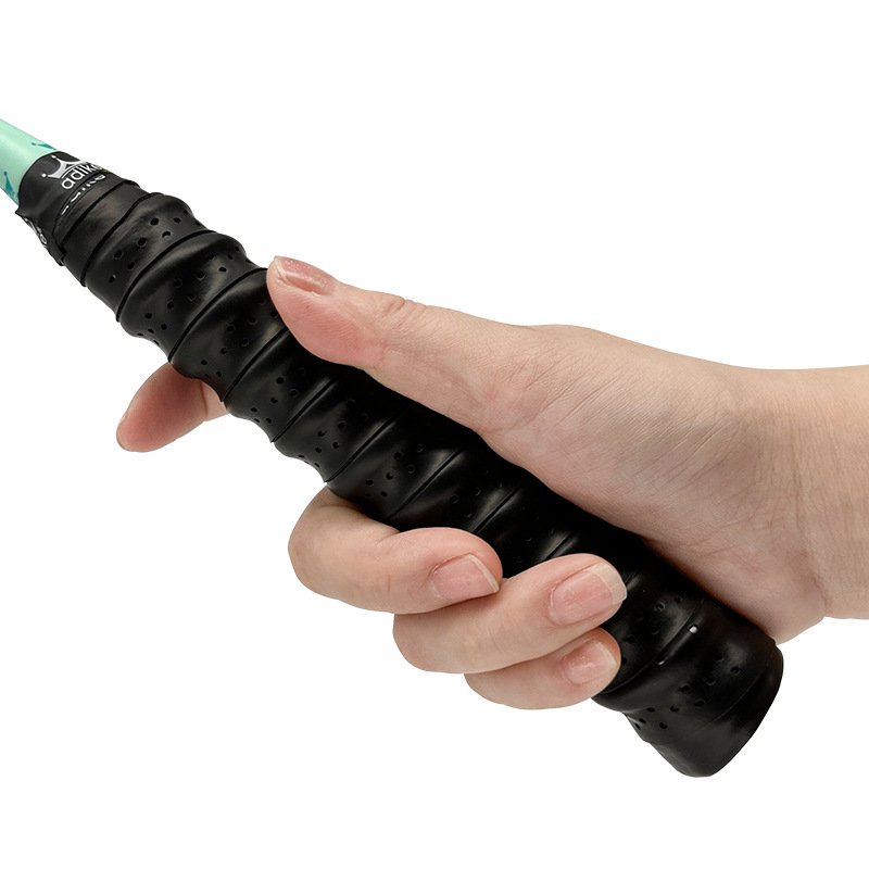 Cinta para empuñadura de raqueta de bádminton con refuerzo (quilla), nueva versión mejorada, absorbente, antideslizante, para tenis.