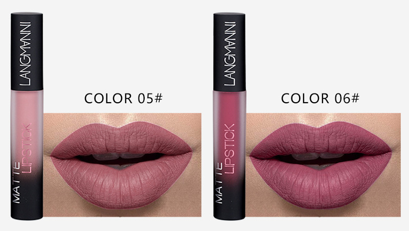 Langmanni Non-stick Cup matte Lip Gloss Set Liquid lipstick undefined
