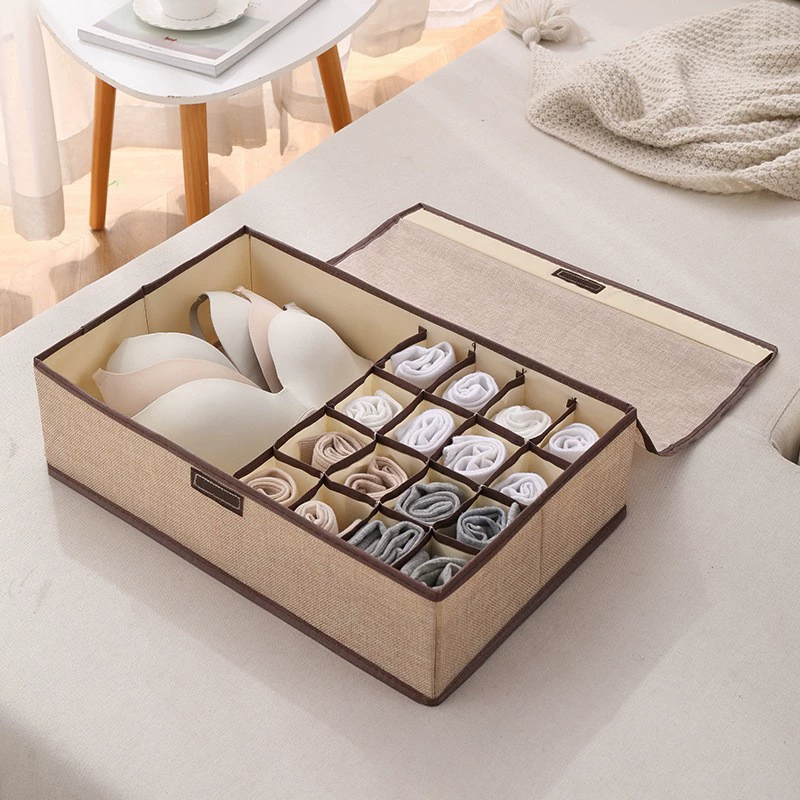 Underwear, capacious storage box, storage system, three in one