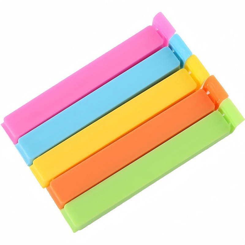 Clip de sellado de plástico, clip de té, bolsa de bocadillos para la conservación de alimentos, clip de sellado a prueba de humedad, los fabricantes de regalos pueden establecer el logotipo