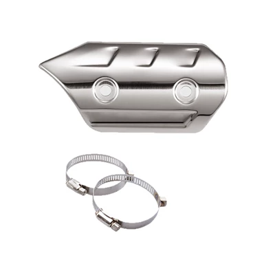 anti-scalding cover carbon fiber heat — Motorcycle exhaust pipe