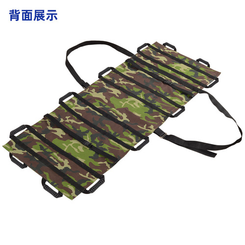 Portable Orange Fire Rescue Stretcher with Soft Surface, Available in Multiple Sizes, Foldable and Easy to Use