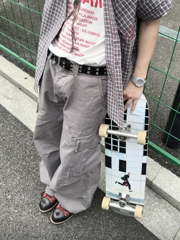 ERD GRJKD忧郁的富二代复古美式水洗口袋宽松休闲直筒工装裤男女|undefined