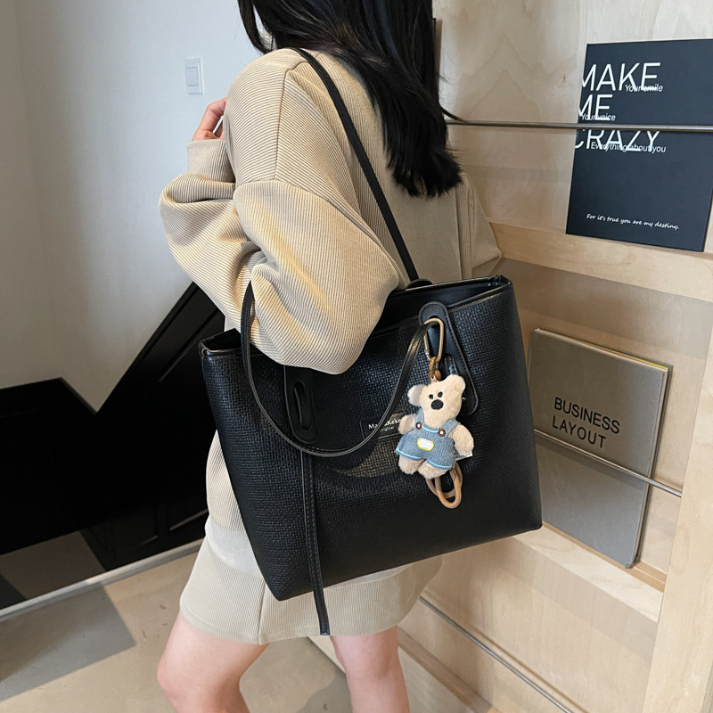 Bolso de axila de trabajo de cercanías más vendido transfronterizo de gran capacidad 2025 nuevo bolso de hombro retro de todo fósforo Bolso Tote para mujer image 6