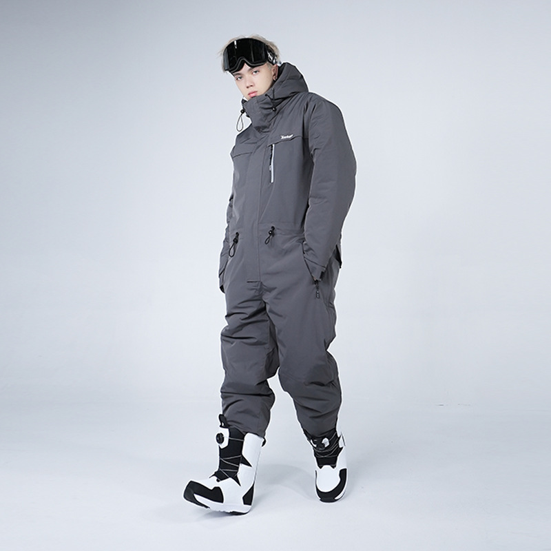 滑雪服防寒男女连身户外套装防水防风加厚保暖一体骑行钓鱼服装冬|undefined