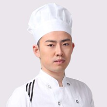 食堂餐厅厨师帽布帽面点师实用面包房布帽子酒吧男士炊事员餐馆。