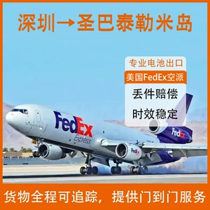 Чистая батарея из Шэньчжэня в Сен-Бартелеми FedEx Express, включая налоги и двойную очистку до двери, логистика специальной линии DDU